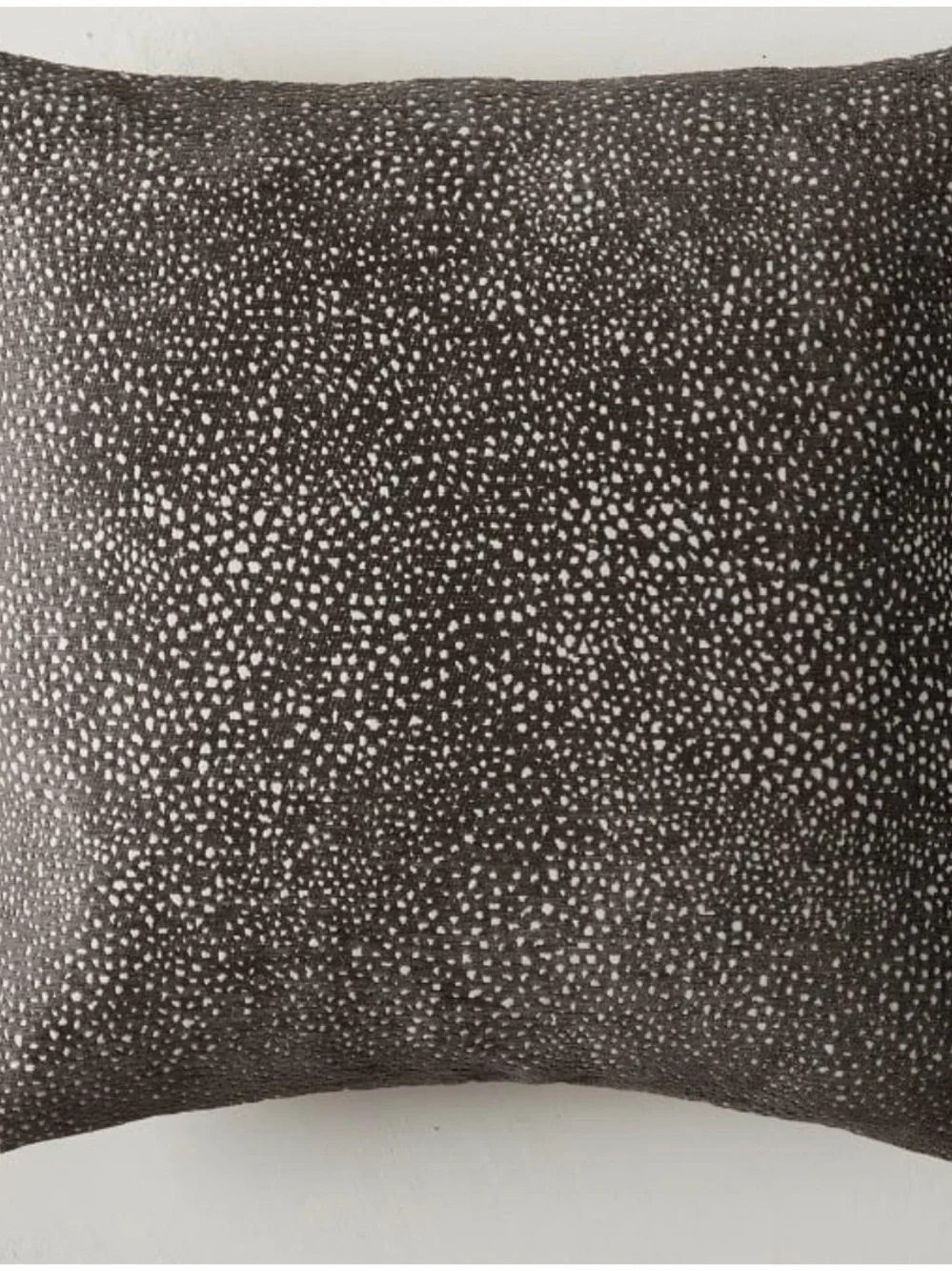 West Elm Dotted Chenille Jacquard Pillow Cover 20x20 Slate NWT Cover Only